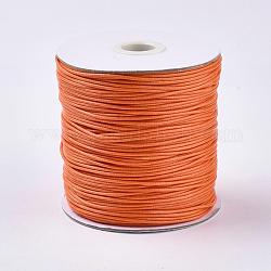Korean Waxed Polyester Cord, Bead Cord, Sandy Brown, 1.5mm, about 185yards/roll