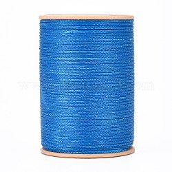 平らなワックス糸ストリング  マイクロマクラメコード  革縫い用  ドジャーブルー  0.8mm  約109.36ヤード（100m）/ロール