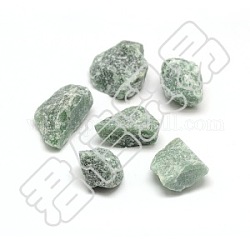 Nbeads pepitas de piedras preciosas de aventurina verde natural en bruto, ningún agujero, 21~63x18~48x6~39mm, 227 g / bolsa