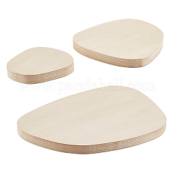 3個3スタイルの木製ディスプレイスタンド  イヤリングリング＆ブレスレットディスプレイ用  バリーウッド  10.75~28.9x10.9~21.7x1.8cm  1個/スタイル