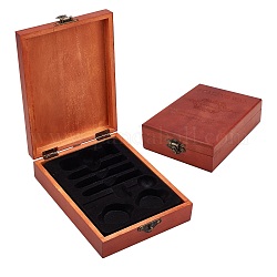 Caja de madera, para sello de cera, saddle brown, 20x14x5 cm