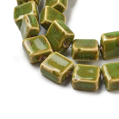 Фарфора ручной работы бисер нитей PORC-B002-10-1