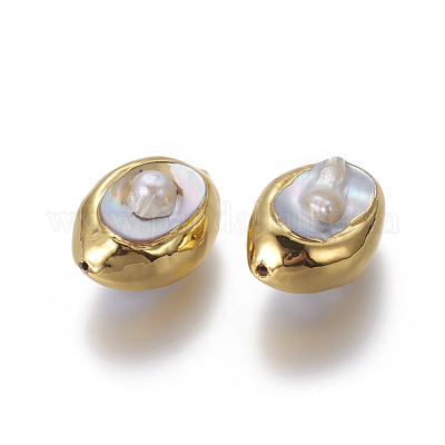 Натуральный жемчуг в стиле барокко PEAR-F011-23G-1