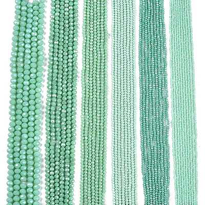 Стеклянные бусины с гальваническим покрытием  EGLA-A044-P3mm-A14-1