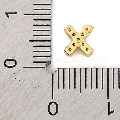 Покрытие стойки латунное микропаве кабошоны из кубического циркония KK-F874-04G-X-1