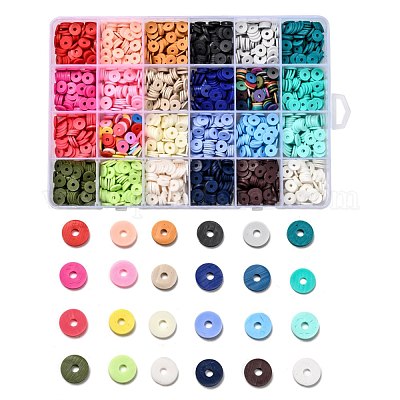 Fimo clay, mixed colours, 24 different colours