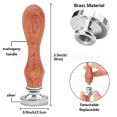 Наборы штампов с восковой печатью для альбомов «сделай сам» AJEW-WH0432-013-1