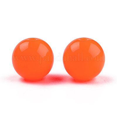 Флуоресцентные акриловые бусины&nbsp;MACR-R517-6mm-03-1