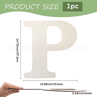 Письмо необработанные листы мдф WOOD-WH20012-008P-1