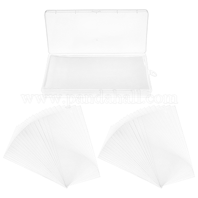 Пластиковый держатель для бумажных денег с футляром для хранения AJEW-WH0140-45-1