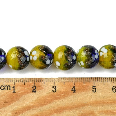 Ручной золотой песок бусины бисер нитей LAMP-A003-03B-1