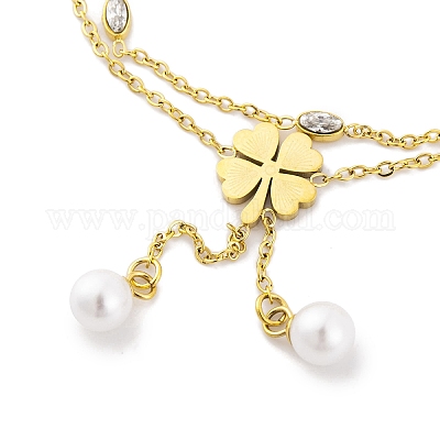 Браслеты из нержавеющей стали 304 с ионным покрытием (IP) AJEW-H148-05G-1