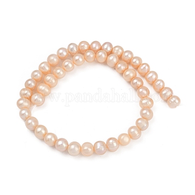 Нити из натурального культивированного пресноводного жемчуга PEAR-I007-07Z-05B-1