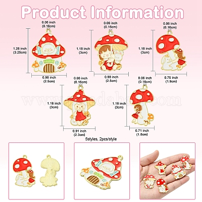 10шт 5 стиля кулон из цинкового сплава FIND-FS0003-14-1