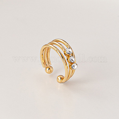 Сплав кристалл горный хрусталь 3 линия поддельные кольца для губ FS-WGE11C8-01-1