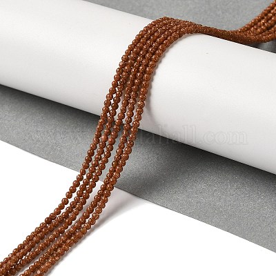 Синтетические голдстоуновские бисер пряди X-G-B090-A08-01-1