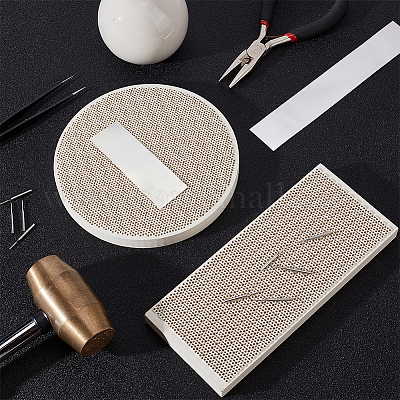 Кварцевые сотовые керамические паяльные платы AJEW-OC0005-53A-1