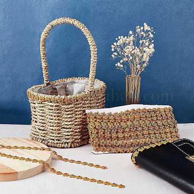 Пластиковая отделка бисером гирлянды FIND-WH0056-89-1