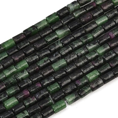 Натуральный рубин в цоизита бусин пряди&nbsp;G-P600-B09-01-1