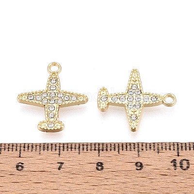 Подвески из сплава и хрусталя со стразами&nbsp;PALLOY-T095-07KCG-1