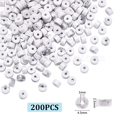 200 шт. натуральные бусины из говлита G-GA0001-80-1