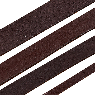 Shop Gorgecraft Flat Cowhide Leather Cord for Jewelry Making