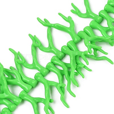 Нити бусин из непрозрачного акрила SACR-P033-02A-01-1