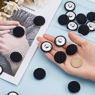 20шт утюг с тканевыми пуговицами BUTT-GF0003-76A-1