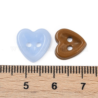 Стеклянные кнопки с 2 отверстием PORC-R010-07-1