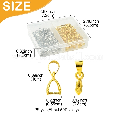 100 шт. 2-х цветные латунные скобы для ледоруба IFIN-FS0001-48-1