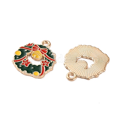 Подвески из эмали и сплава ENAM-I061-01KCG-25-1