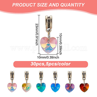 Подвески из гальванического стекла PALLOY-GO00006-1