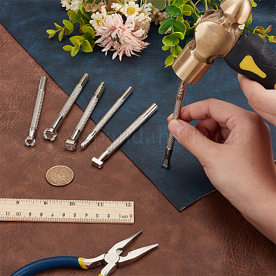 1 набор инструментов для штамповки кожи из легированной стали TOOL-UN0001-53-1