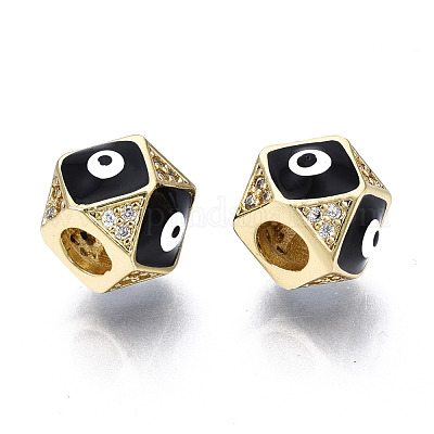 Латунные микропаве из прозрачного кубического циркония ZIRC-N039-173-NF-1