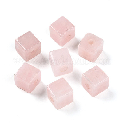 Природного розового кварца Европейский бисером G-N345-07A-10-1