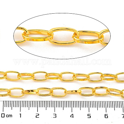Железные скрепки цепи CH-R025-10x5mm-G-1