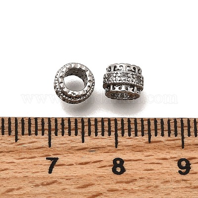 Латунные микро проложить кубического циркония бусы KK-Z126-16P-1