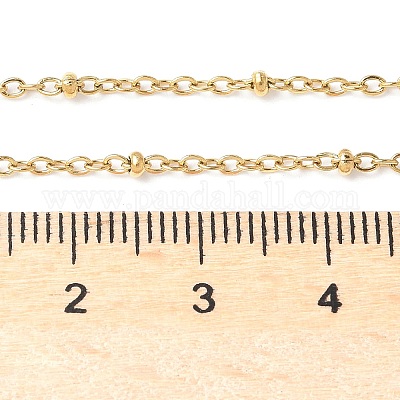 Ожерелья из нержавеющей стали 304 с вакуумным покрытием pvd X-NJEW-E080-14G-1