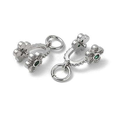 Латунный микро-паве кубический цирконий KK-K277-11P-1