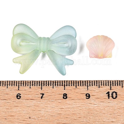 Прозрачные акриловые бусины OACR-H039-04H-1