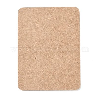 Пустые карточки для демонстрации украшений из крафт-бумаги CDIS-G005-11-1