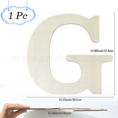 Письмо необработанные листы мдф WOOD-WH20012-008G-1
