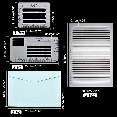1 набор шаблонов пластиковых поздравительных открыток с изображением домашних животных DIY-PH0021-25-1