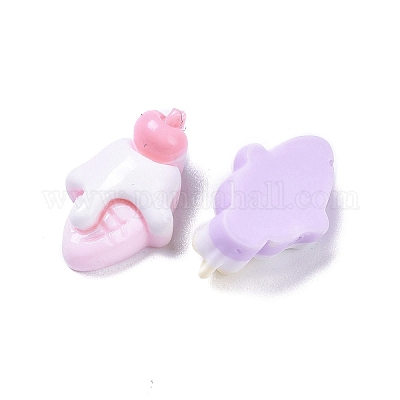 Непрозрачные милые кабошоны из смолы RESI-B024-01B-1