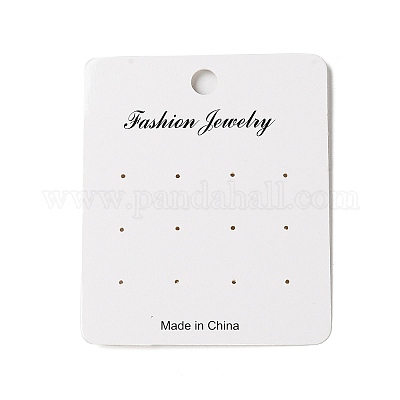 Открытки с прямоугольными бумажными серьгами AJEW-A052-04-1