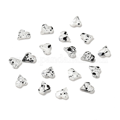 Кабошоны из смолы с точечным узором MRMJ-G015-03-1