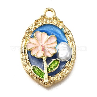 Подвески из эмали и сплава ENAM-K076-13A-01-1