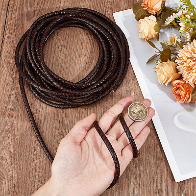 5-метровый плетеный кожаный шнур с сердечником WL-BBC0001-01C-01-1