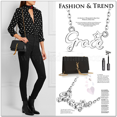 Ожерелья с подвеской из серебра 925 пробы с родиевым покрытием JN889A-1