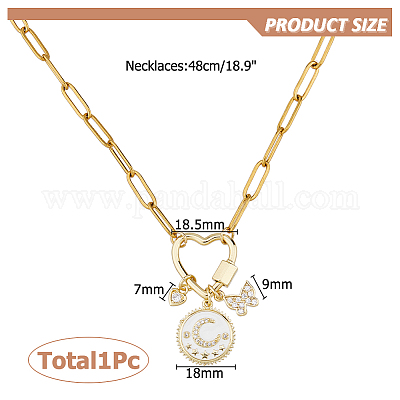 Латунные подвески в виде бабочки NJEW-HS00017-1